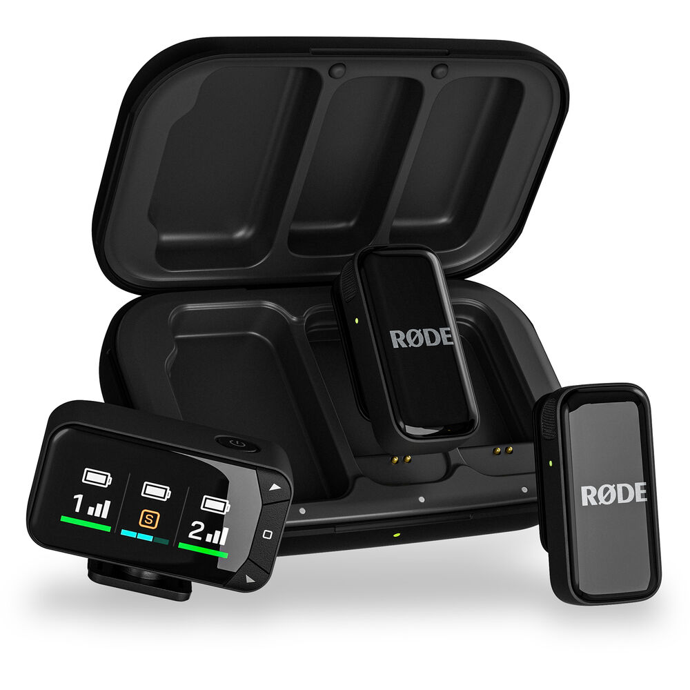 RODE WIMICROCKIT WIRELESS MICRO 2-PERSON ULTRACOMPACT WIRELESS MICROPHONE PRO FOR CAMERA AND MOBILE