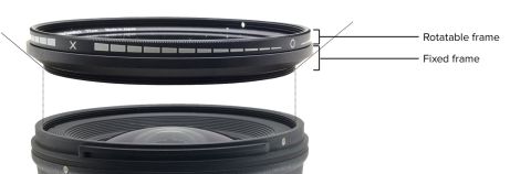 HOYA 67MM VARIABLE DENSITY II  ND FILTER 1-8 STOP