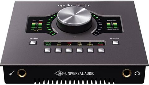 UNIVERSAL AUDIO APOLLO TWIN X QUAD HERITAGE EDITION DESKTOP 10X6 THUNDERBOLT 3 AUDIO INTERFACE WITH REAL-TIME UAD PROCESSING