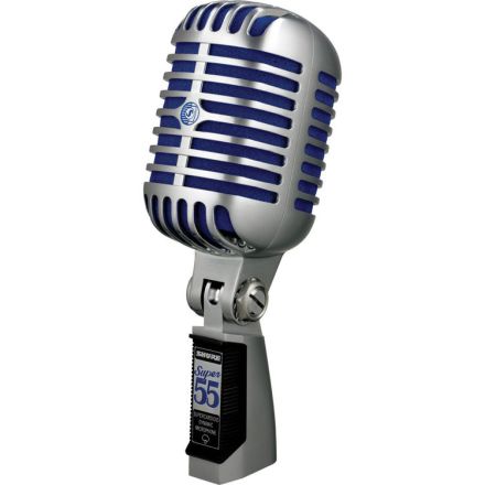 SHURE SUPER 55 DELUXE SUPER CARDIOID DYNAMIC VOCAL MICROPHONE