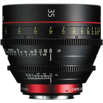 CANON CN-E 35MM T1.5 L F CINEMA PRIME LENS (EF MOUNT)