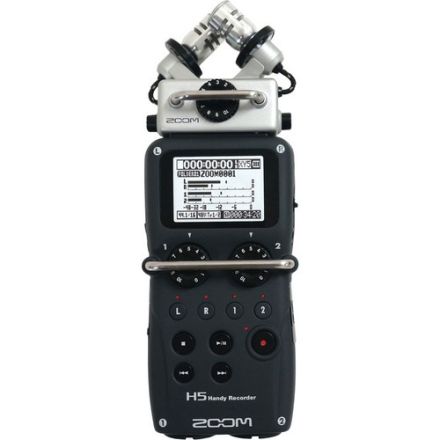 ZOOM H5 FOUR-TRACK PORTABLE RECORDER WITH INTERCHANGEABLE MIC SYSTEM