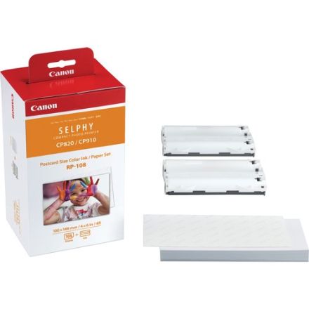CANON RP-108 HIGH CAPACITY COLOR INK/PAPER SET