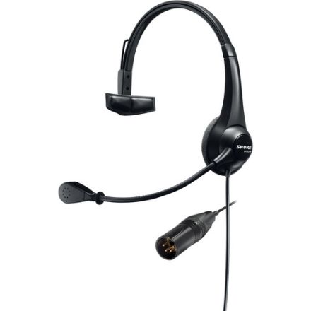 SHURE BRH31M-NXLR4M SINGLE-SIDED LIGHTWEIGHT BROADCAST HEADSET
