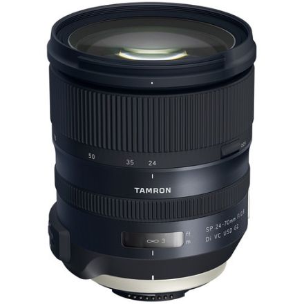TAMRON A032E SP 24 -70MM F/2.8 DI VC USD G2 LENS FOR CANON WITH HOOD & POUCH