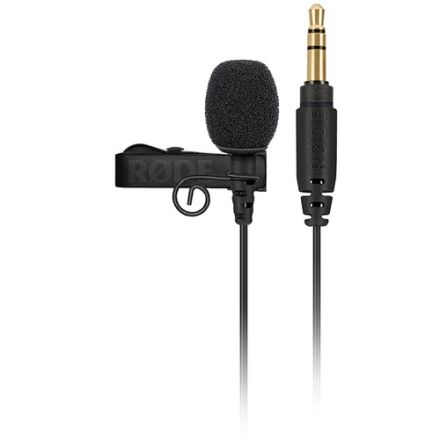 RODE LAVALIER GO OMNIDIRECTIONAL LAVALIER MICROPHONE FOR WIRELESS GO SYSTEMS (BLACK)