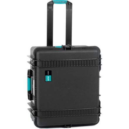 HPRC 2730W RESIN CASE  620X520X350 MM BLACK WITH GRIP BLU BASSANO AND WHEELS WITH SOFT DECK AND DIVIDERS