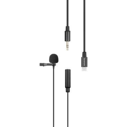 SARAMONIC LAVMICRO U1A OMNIDIRECTIONAL LAVALIER MICROPHONE WITH LIGHTNING CONNECTOR FOR IOS DEVICES (6.5' CABLE)