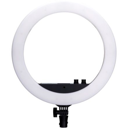 NANLITE HALO 14" RING LIGHT W/ CELLPHONE BRACKET,MIRROR,BAG (WHITE)