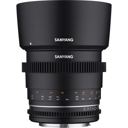 SAMYANG VDSLR 85MM T1.5 MK2 STANDARD ANGLE CINE LENS CANON RF