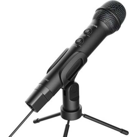 BOYA BY-HM2 DIGITAL CARDIOID CONDENSER ELECTRET HANDHELD MICROPHONE FOR IOS/ANDROID/MAC/WINDOWS