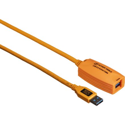 TETHER TOOLS TETHERPRO CU3016 USB-A 3.0 MALE TO USB-A FEMALE ACTIVE EXTENSION (4.9M)BLK