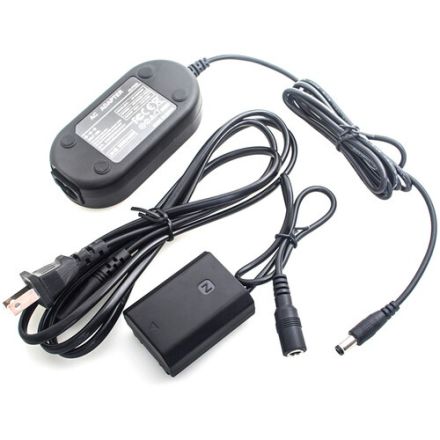 DIGITALFOTO DC13 SONY NP-FZ100 FULL DECODING DUMMY BATTERY + AC-PW20 POWER ADAPTER