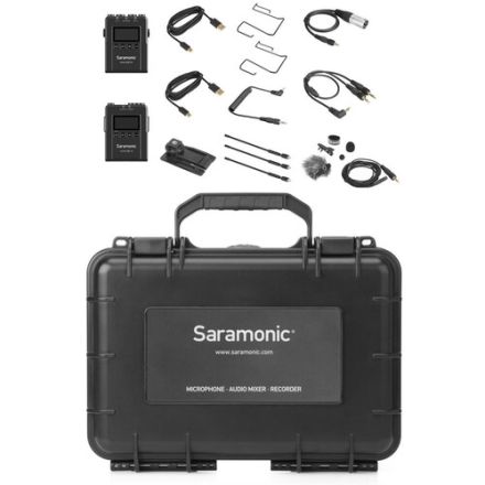 SARAMONIC UWMIC9S KIT1 CAMERA-MOUNT WIRELESS OMNI LAVALIER MICROPHONE SYSTEM
