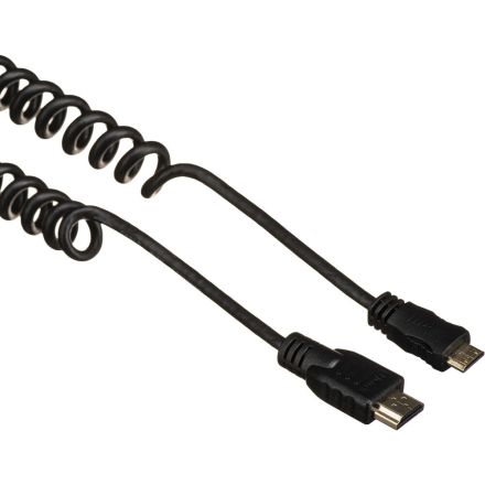 ATOMOS ATOMCAB009 COILED MINI HDMI TO FULL HDMI CABLE 50CM