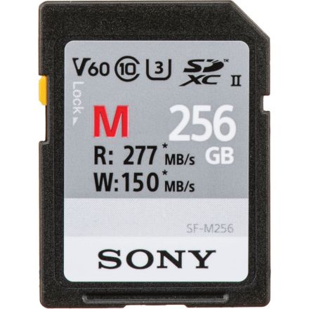 SONY SF-M256/T2 256GB UHS-II SDXC MEMORY CARD 277/150 MB/S