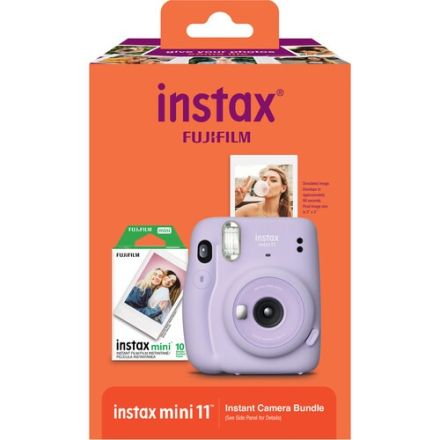 FUJI INSTAX MINI 11 CAMERA BUNDLE (PURPLE) (FILM + CASE + ALBUM) 