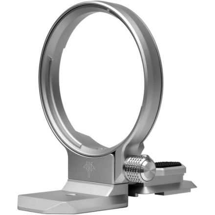 SILENCE CORNER ATOLL C ROTATING CAMERA COLLAR FOR SELECT CANON MIRRORLESS CAMERA (SILVER)