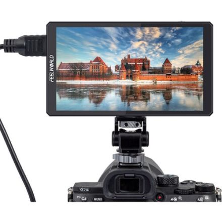 FEELWORLD CUTS6S 6" 4K 3G-SDI/HDMI TOUCHSCREEN RECORDER/ MONITOR