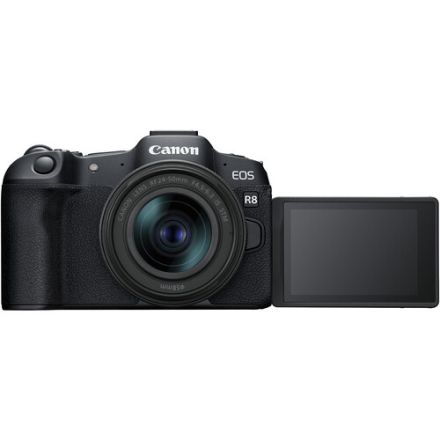 CANON EOS R8 MIRRORLESS CAMERA WITH RF 24-50MM F/4.5-6.3 IS STM LENS