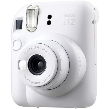 FUJIFILM INSTAX MINI 12 INSTANT FILM CAMERA (CLAY WHITE)