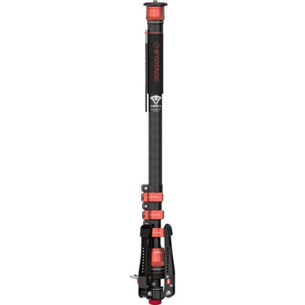 IFOOTAGE CB3 C180F-P COBRA 3 CARBON FIBER FLIP LOCK PEDAL MONOPOD