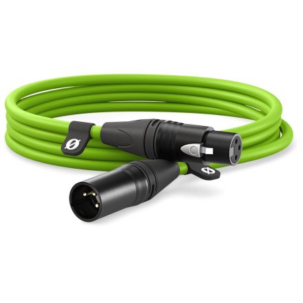 RODE XLR3M-G PREMIUM XLR CABLE (3M/10FT) - GREEN