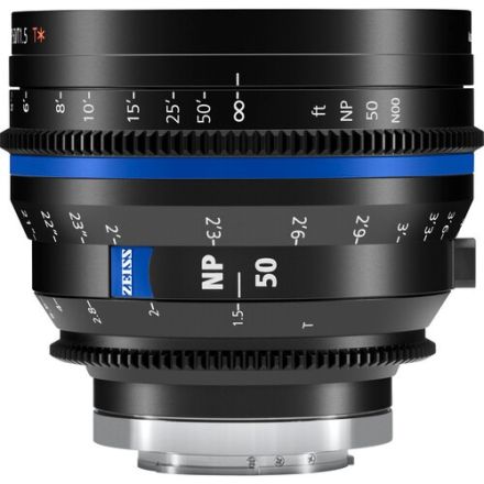 ZEISS 2509-144 NANO PRIME 50MM T1.5 CINE LENS - E-MOUNT, METERS
