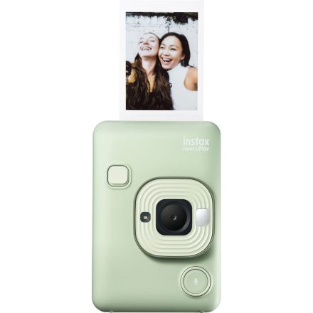 FUJIFILM INSTAX MINI LIPLAY HYBRID INSTANT CAMERA - MATCHA GREEN