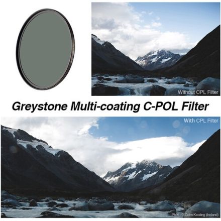 HAIDA GREYSTONE 55712 MULTI -COATING C-POL FILTER, 62MM