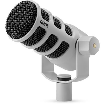 RODE PODMIC USB VERSATILE DYNAMIC BROADCAST MICROPHONE (WHITE)