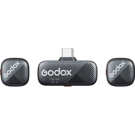 GODOX CUBE-S 2-PERSON WIRELESS MICROPHONE SYSTEM WITH USB-C CONNECTOR FOR MOBILE DEVICES (2.4 GHZ)