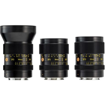COOKE SP3 FULL-FRAME 3-LENS PRIME SET (25/50/100MM, SONY E)