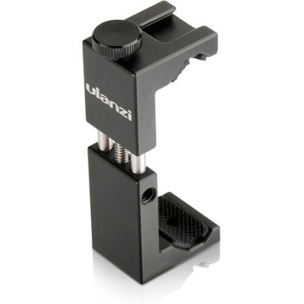 ULANZI ST-02S SMARTPHONE METAL CLIP WITH COLD SHOE & TRIPOD MOUNT (BLACK)