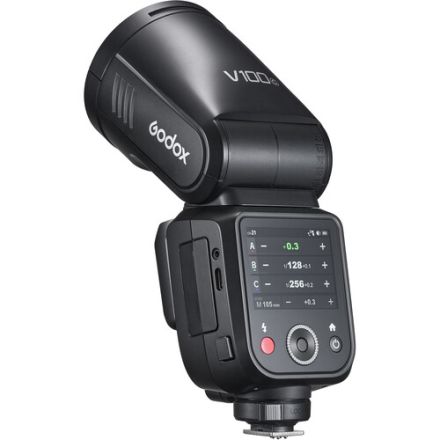 GODOX V100C TTL LI-ION ROUND HEAD CAMERA FLASH WITH TOUCH SCREEN FOR CANON