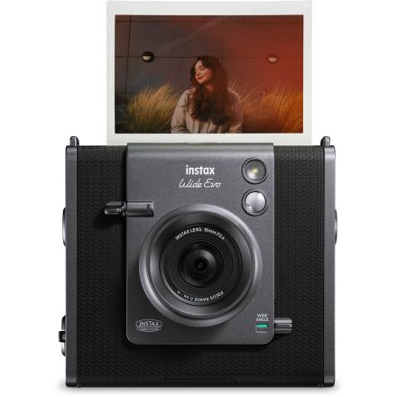 FUJIFILM INSTAX WIDE EVO HYBRID INSTANT FILM CAMERA (BLACK)