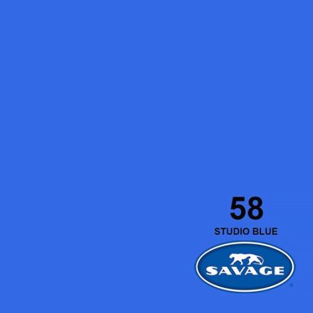 SAVAGE 58-12 WIDETONE SEAMLESS BACKGROUND PAPER STUDIO BLUE (A1 2.72M X 11M)