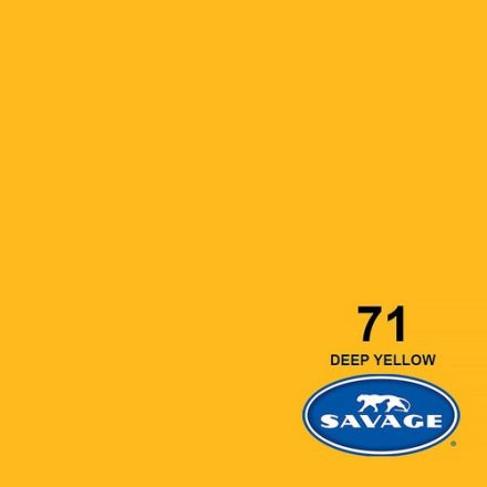 SAVAGE 71-1253 WIDETONE SEAMLESS BACKGROUND PAPER DEEP YELLOW (A2 1.35M X 11M) خلفيه