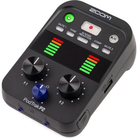ZOOM PODTRAK P2 DUAL USB MIC RECORDER FOR PODCASTERS