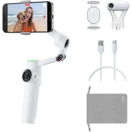 INSTA360 FLOW 2 PRO AI TRACKER KIT STABILIZER (SUMMIT WHITE)