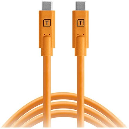 TETHER TOOLS TETHERPRO CUC10-ORG USB-C TO USB-C MALE 5G CABLE (3M)