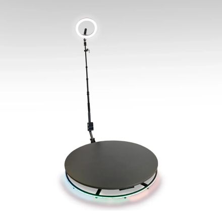 HY SY-80 RGB ABYSS LIGHT GLASS PLATFORM 360 PHOTO BOOTH (80CM)