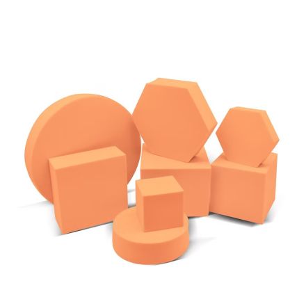 VALIDO OT-G8 EVA FOAM GEOMETRY 8 PCS SET (ORANGE)