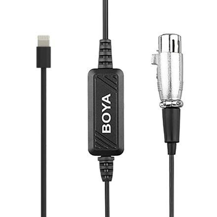 BOYA BY-BCA7 19.68' XLR TO LIGHTNING ADAPTER CABLE FOR IOS DEVICES