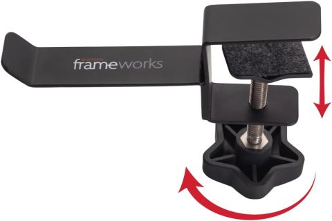 GATOR FRAMEWORKS GFW-HP HANGER DESK HEADPHONE HANGER FOR DESK