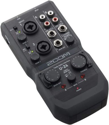 ZOOM U-24 PORTABLE AUDIO INTERFACE