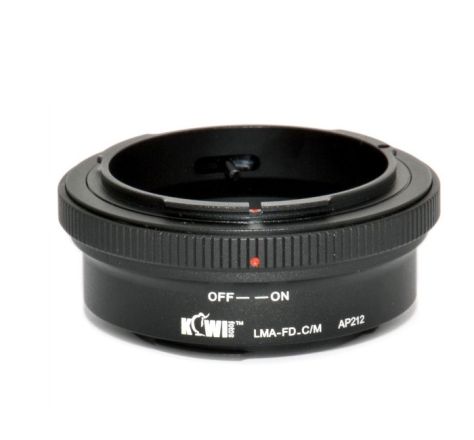 JJC LENS MOUNT ADAPTER CANON-FD LENS TO EOS-M CAMERA