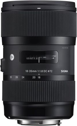 SIGMA LENS AF 18-35MM F1.8 DC HSM FOR CANON