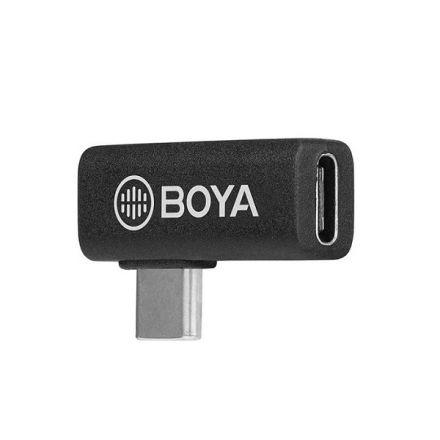 BOYA BY-K5 FEMALE TYPE-C TO MALE TYPE-C ADAPTER, 90 DEGREE