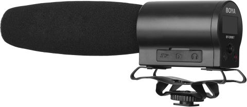 BOYA BY-DMR7 SHOTGUN MICROPHONE WITH INTEGRATED FLASH RECORDER FOR DSLR CAMERAS AND VIDEO CAMERAS